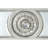Silver Mirrored Nightstand With Drawers - Geometric Design, In Modern Style Trim Accents