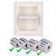 Porte-papier hygiénique encastré Tracy-72316675