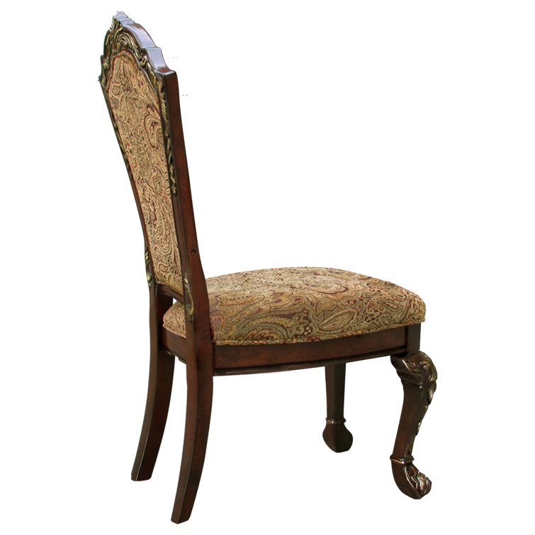 Lark Manor Caviness Traditional Upholstered Dining Chair & Reviews