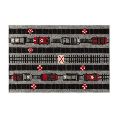Tapis intérieur et extérieur gris Transport