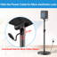 Heavy-Duty Floor Speaker Stands Pair