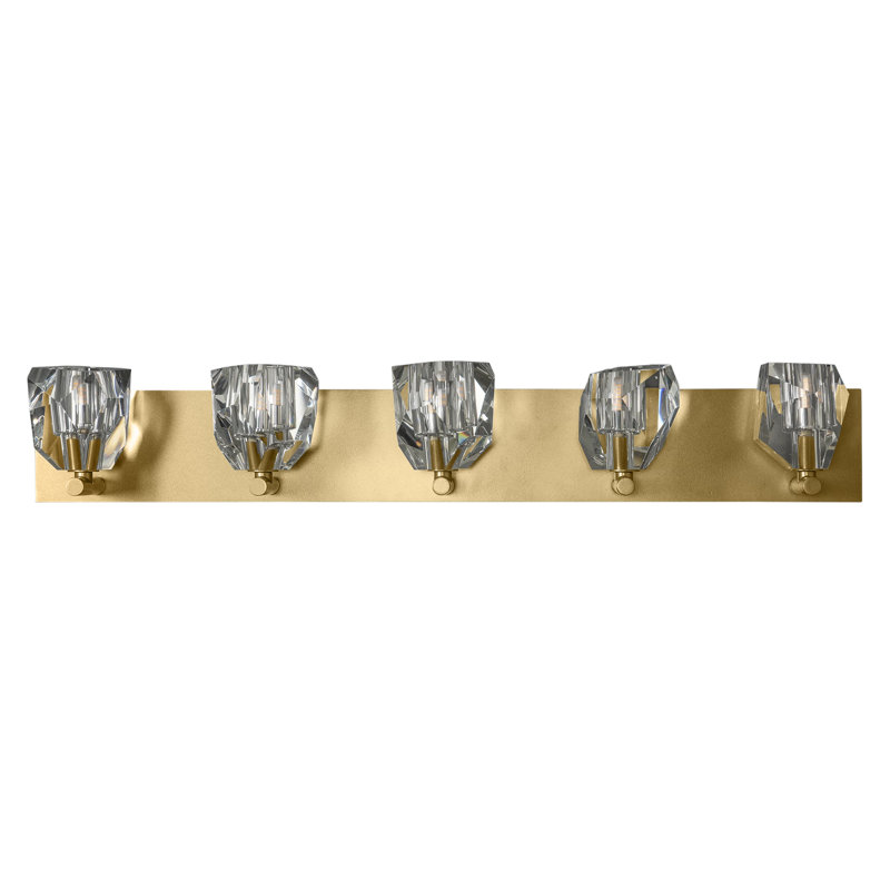 Gatsby 5 - Light Dimmable Vanity Light, Modern Brass