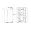 Eva High Gloss 2 Door Corner Wardrobe - H: 180cm x D: 103cm x W: 103cm -27474048
