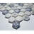 1.5" x 1.5" Glass Honeycomb Mosaic Tile