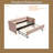 Twin Size Velvet Daybed with Trundle, Modern Diamond Tufted Sleeper Sofa-14731843