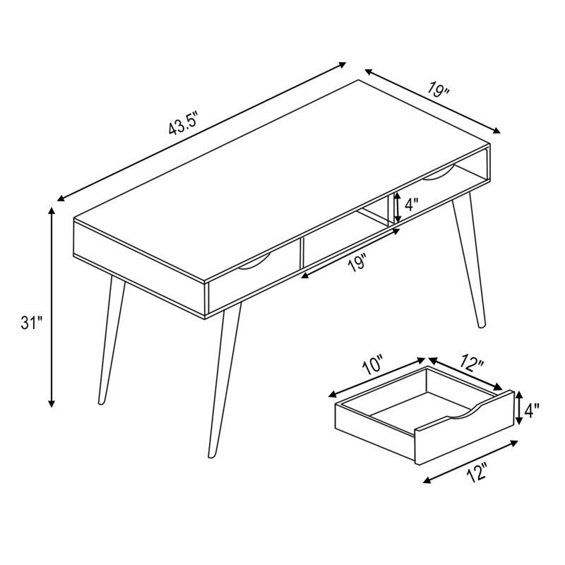 Mcgregor Writing Desk, Oak