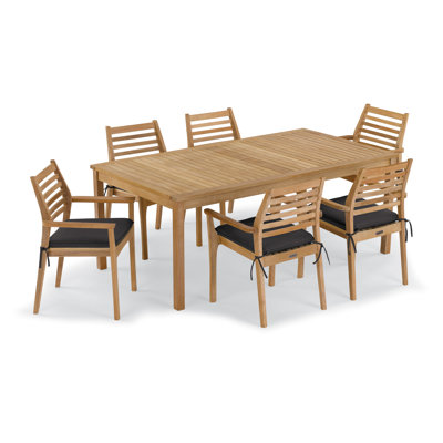 Hampton And Mera Outdoor - Piece Dining Set with Cushions