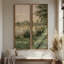 «Vintage Landscape Wall Art», ensemble de 2 toiles encadrées 20 x 60 pouces-1496992671