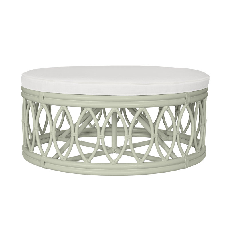 Lillian Round Ottoman, Grass