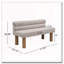 Mobilier de salle à manger rembourré Boucle-1650505603