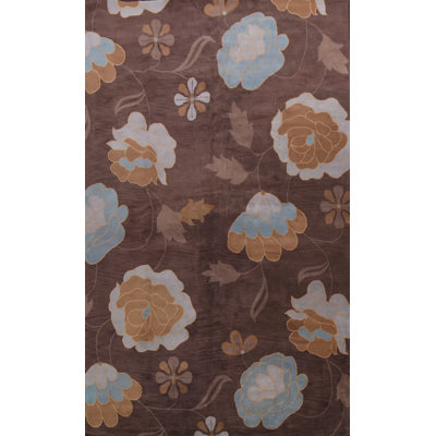 Wool Floral Indoor Rug