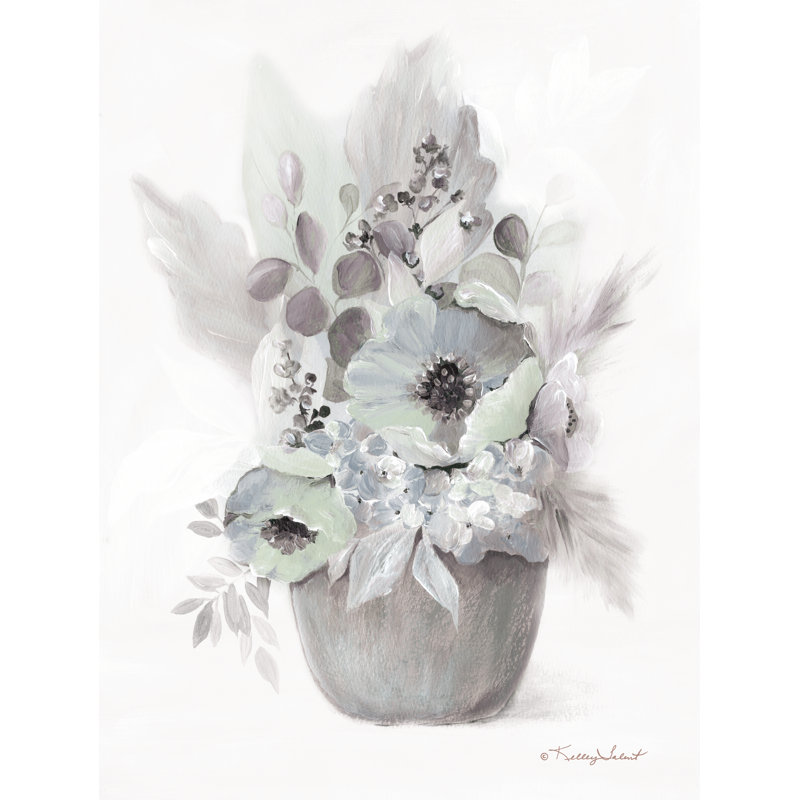 Boho Bouquet II sur toile, H 48 po x l 32 po