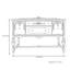 Buffet simple jaune