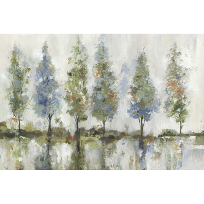 «Gisa Reflection Forest» par Allison Pearce - reproduction d'art sur toile tendue