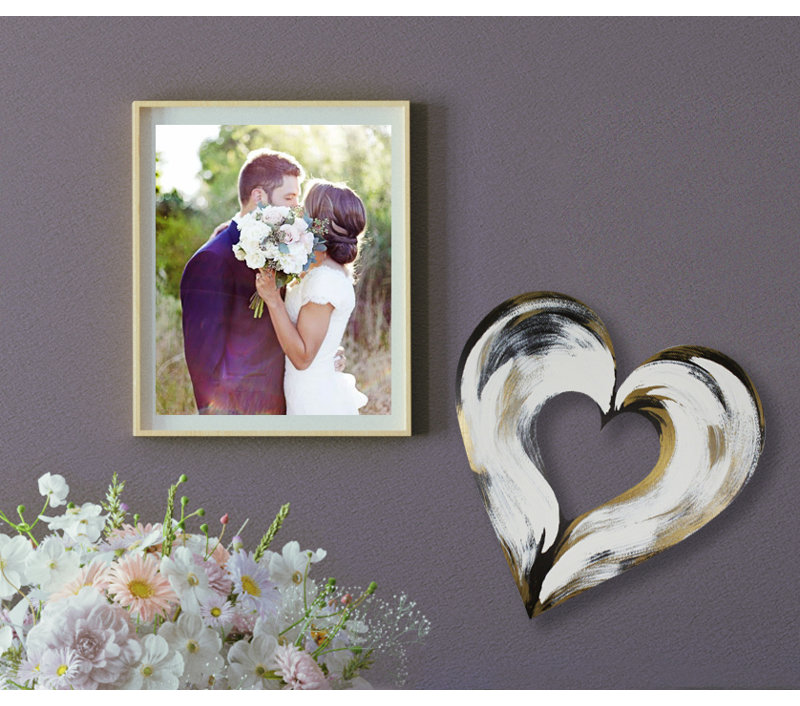 Modern Abstract Wall Decor on Resin