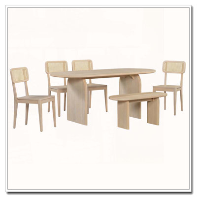 Ensemble de table de salle à manger 6 pièces