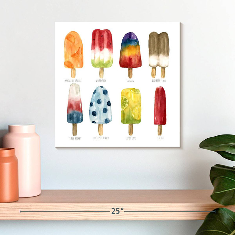 Arney Popsicles - saveur préférée, H 16 po x l 16 po