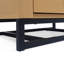 Commode 3 tiroirs, table de chevet avec base en fer Illiopolis-37838377