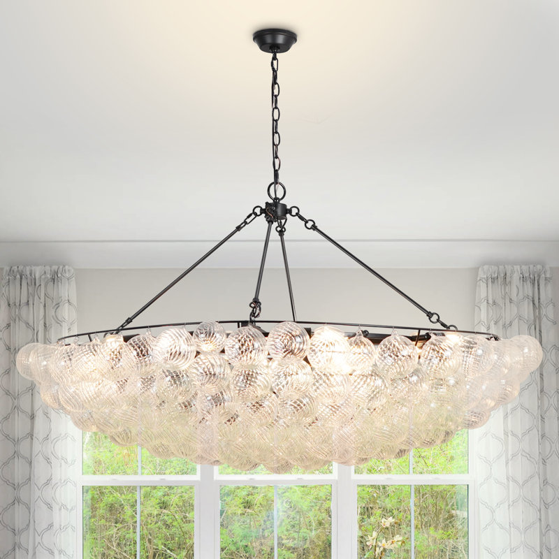 34 - Lights Modern Chandelier Black Light Fixture Mid Century Chandelier For Living Room Foyer Chandelier