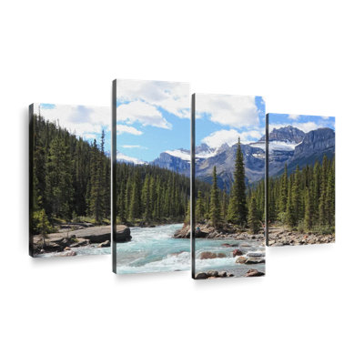 Rocky Mountains River, 4 pièces