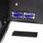 Stalwart Electronic Safe - Digital Biometric Fingerprint Lock Box with 2 Override Keys (Black)