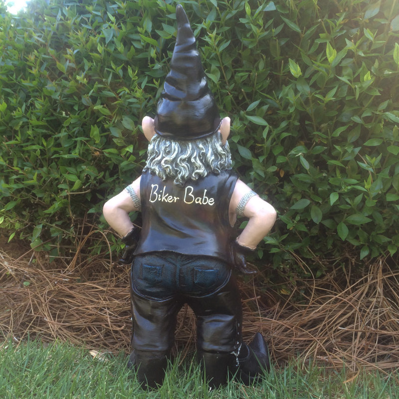 Statue de jardin motard de motards gnomes de Born-to-Ride, null
