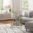 HOMCOM Side Table With Storage