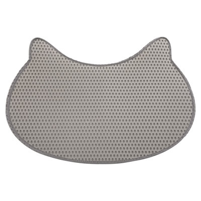 Cat Litter Mat - Waterproof Litter Box Mat For Trapping Litter - Cat Litter Trapper Dual Layer Mat