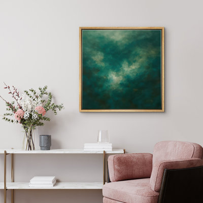 Reproduction d'art abstrait sur toile encadrée pour décoration intérieure moderne