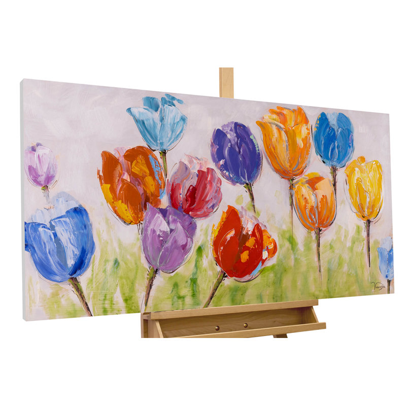 Flowers of Joy Hand Painted Acrylic Painting