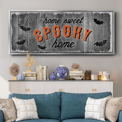 Home Sweet Spooky- Framed Canvas