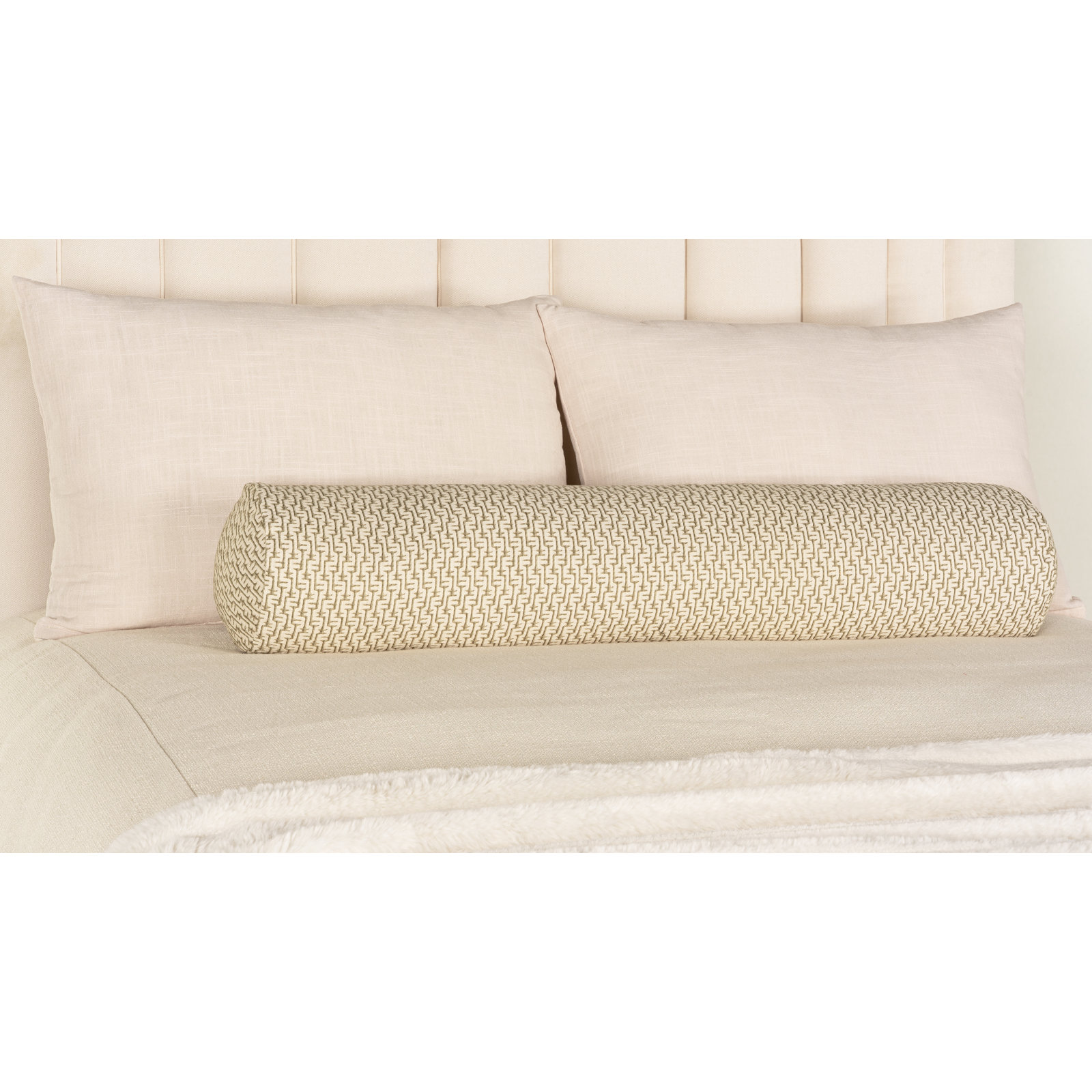 Cascade 39" x 8" Throw Pillow, Green