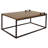 Industrial-Style Coffee Table with Removable Serving Tray