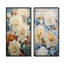 Minimalisme Blooming Mums, peinture en bleu et or - ensemble de 2 impressions sur toile de mamans-102585082-102585087