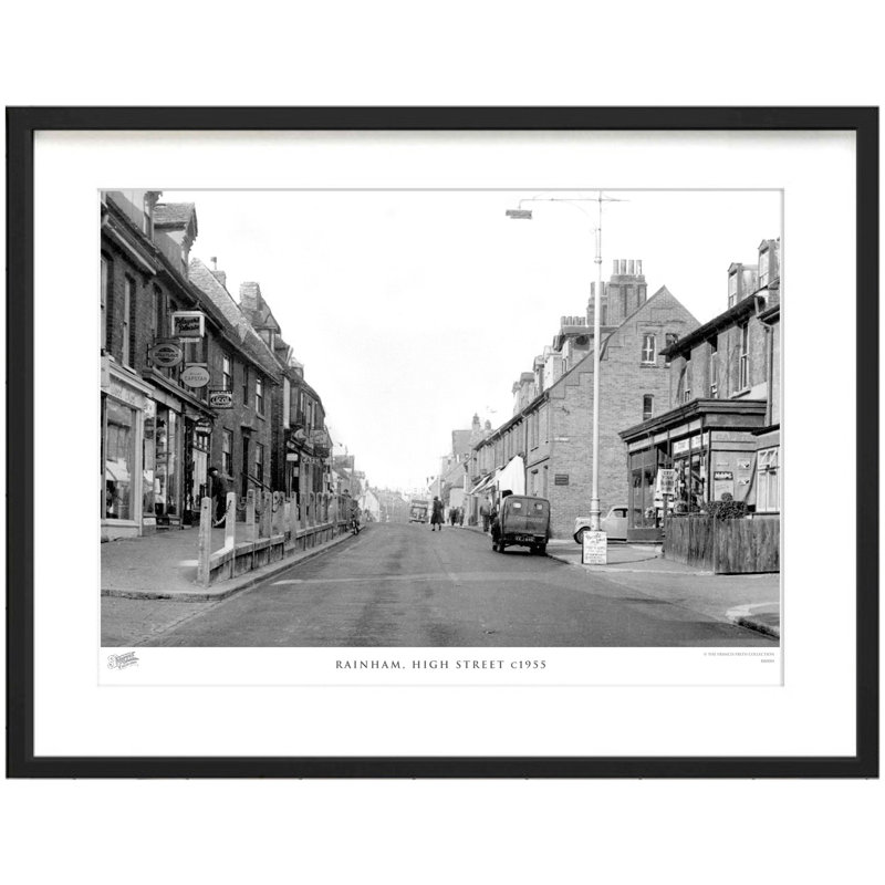 Rainham, High Street C1955 by Francis Frith - Single Picture Frame Print, 60cm H x 80cm W x 2.3cm D