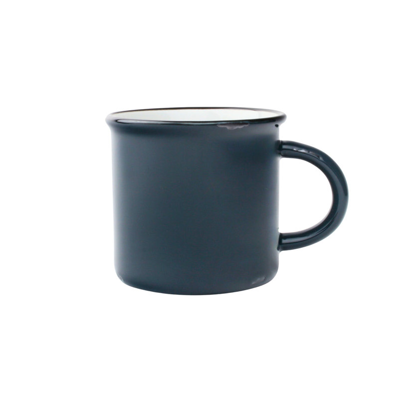Greyscale Ceramic 16oz Coffee Mugs Set of 4