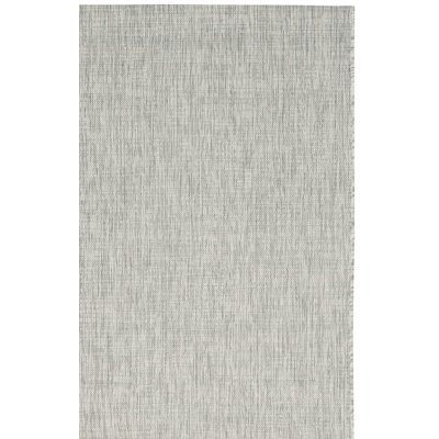 Arneshia Gray/Turquoise Indoor/Outdoor Area Rug