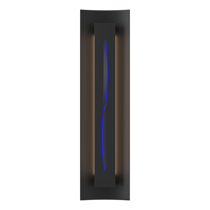 Gallery Dimmable 8 Lbs Flush Mount Scone, Black, Blue