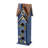 Oversized 3-Tiered Solid Wood Villa Birdhouse, 24.25"H-Blue-489728009