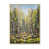 Toile naturelle avec cadre flottant