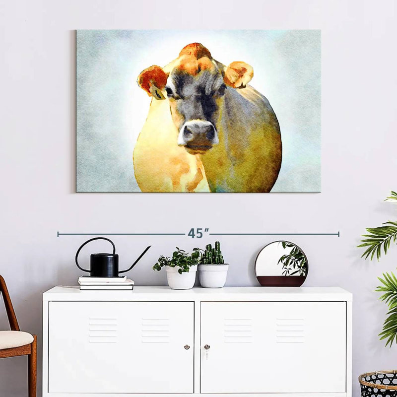 Grumpy Cow, 26" H x 39" W