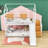 Padmukh Twin Over Twin Metal Bunk Bed With Slide And Shelves-2081196836