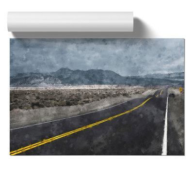The Open Road Painting - Frameless Print