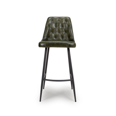 Ronja Upholstered Counter Stool with Metal Frame