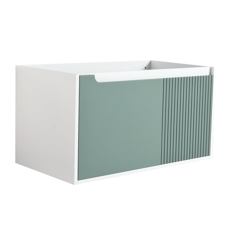 Meuble-lavabo compact 36 po, teint et meuble-lavabo, conception d'armoire tendance