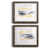 Papier, cadre noyer