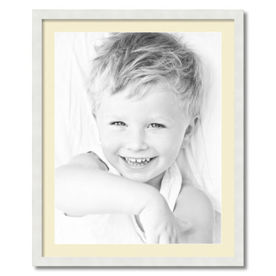 Wood Matte Picture Frame with Mat