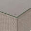 4 - Person Rattan Seating Group with Glass Table-1889144633