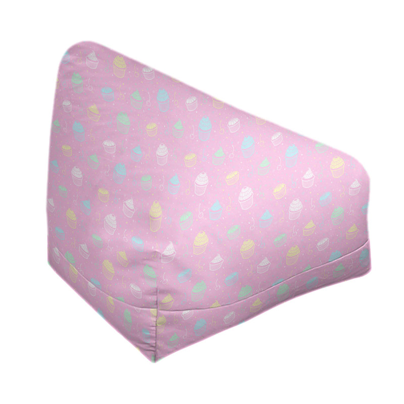 Petite chaise à sacs à billes & Leffel, Pas de bourre, H 120 po x l 2 po x P 60 po, Rose