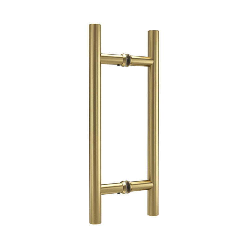 Poignée de porte de douche 8 po pour portes de grange résidentielles commerciales, portes de grange résidentielles en acier inoxydable 304 / remplacement de poignée de porte de douche à double face en acier inoxydable 304